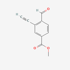 Methyl 3-ethynyl-4-formylbenzoate