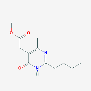 Methyl 2-(2-butyl-4-methyl-6-oxo-1,6-dihydropyrimidin-5-yl)acetate