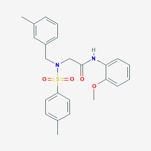 N-(2-methoxyphenyl)-N~2~-(3-methylbenzyl)-N~2~-[(4-methylphenyl)sulfonyl]glycinamide