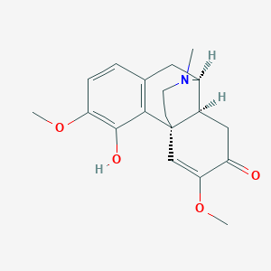 molecular formula C19H23NO4 B1249882 Isosinomenine 