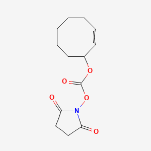 molecular formula C13H17NO5 B12498851 Cyclooct-2-en-1-yl 2,5-dioxopyrrolidin-1-yl carbonate 