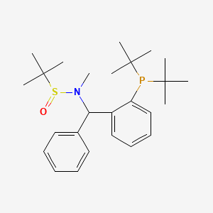 N-{[2-(di-tert-butylphosphanyl)phenyl](phenyl)methyl}-N,2-dimethylpropane-2-sulfinamide