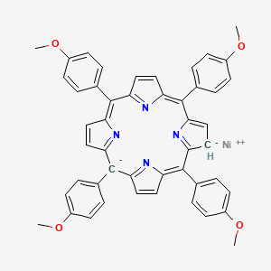 nickel(2+);5,10,15,20-tetrakis(4-methoxyphenyl)-2H-porphyrin-2,15-diide