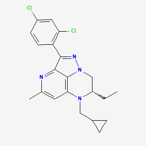 molecular formula C21H22Cl2N4 B1249888 Unii-sfq6J6N9F3 