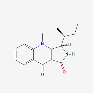molecular formula C16H18N2O2 B1249893 Quinolactacin A2 