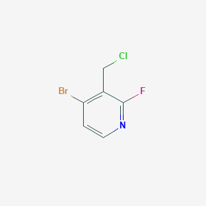 4-Bromo-3-(chloromethyl)-2-fluoropyridine