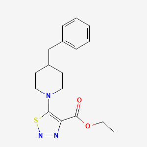 Ethyl 5-(4-benzylpiperidin-1-yl)-1,2,3-thiadiazole-4-carboxylate