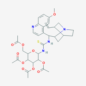 N-[(8alpha,9R)-6'-Methoxycinchonan-9-yl]-N'-(2,3,4,6-tetra-O-acetyl-beta-D-glucopyranosyl)thiourea