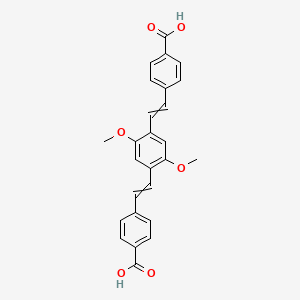 4,4'-[(2,5-Dimethoxy-1,4-phenylene)di(ethene-2,1-diyl)]dibenzoic acid