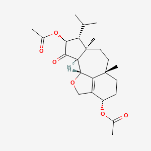 molecular formula C24H34O6 B1249904 Heptemerone B 