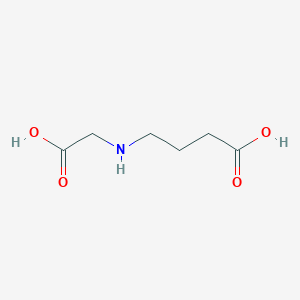 molecular formula C6H11NO4 B12499066 Butanoic acid, 4-[(carboxymethyl)amino]- CAS No. 4386-04-3