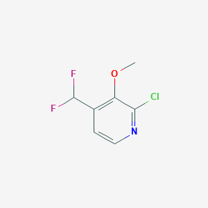 2-Chloro-4-(difluoromethyl)-3-methoxypyridine