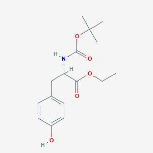 Ethyl 2-[(tert-butoxycarbonyl)amino]-3-(4-hydroxyphenyl)propanoate