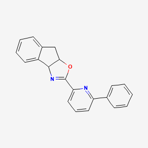 2-{3aH,8H,8aH-indeno[1,2-d][1,3]oxazol-2-yl}-6-phenylpyridine