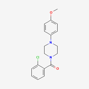 molecular formula C18H19ClN2O2 B12499211 (2-Chlorophenyl)[4-(4-methoxyphenyl)piperazin-1-yl]methanone 