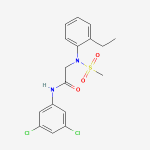 N-(3,5-Dichlorophenyl)-2-(N-(2-ethylphenyl)methylsulfonamido)acetamide