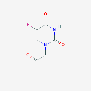 molecular formula C7H7FN2O3 B1249924 5-Fluoro-1-(2-oxopropyl)pyrimidine-2,4(1H,3H)-dione CAS No. 72975-34-9