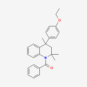 [4-(4-ethoxyphenyl)-2,2,4-trimethyl-3,4-dihydroquinolin-1(2H)-yl](phenyl)methanone