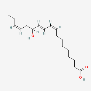 molecular formula C18H30O3 B1249928 13-羟基十八碳三烯酸 