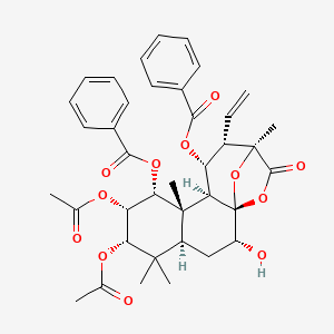 molecular formula C38H42O12 B1249933 Staminolactone A 