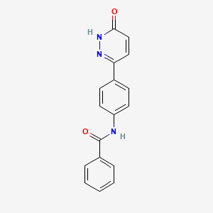 N-[4-(6-oxo-1,6-dihydropyridazin-3-yl)phenyl]benzamide