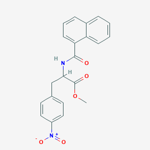 Methyl 2-(naphthalen-1-ylformamido)-3-(4-nitrophenyl)propanoate