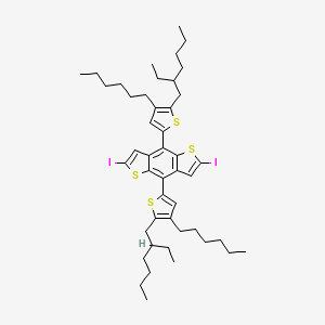 4,8-bis[5-(2-ethylhexyl)-4-hexylthiophen-2-yl]-2,6-diiodothieno[2,3-f][1]benzothiole