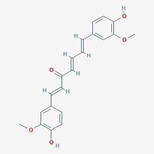 molecular formula C21H20O5 B1249937 1,7-Bis(4-hydroxy-3-methoxyphenyl)-1,4,6-heptatrien-3-one 