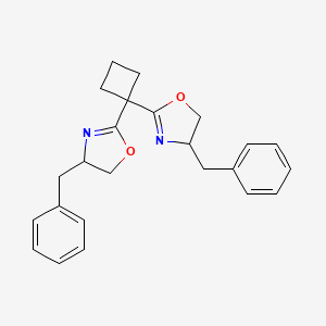 4-Benzyl-2-[1-(4-benzyl-4,5-dihydro-1,3-oxazol-2-yl)cyclobutyl]-4,5-dihydro-1,3-oxazole