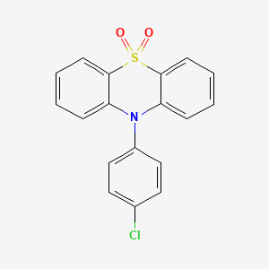 10-(4-Chlorophenyl)-10H-phenothiazine 5,5-dioxide