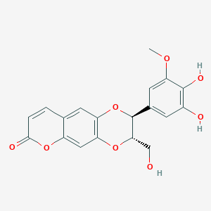 molecular formula C19H16O8 B1249945 Grewin 
