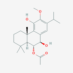 molecular formula C23H34O5 B1249949 Sugikurojin D 