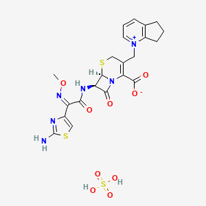 molecular formula C22H24N6O9S3 B1249957 Cefpirome sulfate CAS No. 98753-19-6
