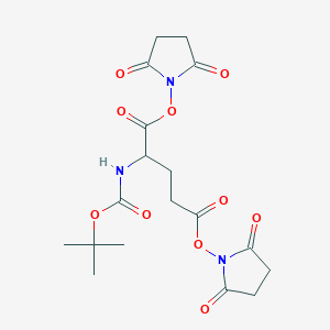 Bis(2,5-dioxopyrrolidin-1-yl) 2-((tert-butoxycarbonyl)amino)pentanedioate