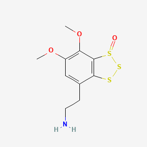 molecular formula C10H13NO3S3 B1249960 Varacin B 