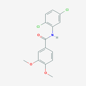 molecular formula C15H13Cl2NO3 B12499605 N-(2,5-dichlorophenyl)-3,4-dimethoxybenzamide 