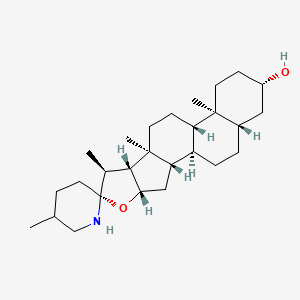 molecular formula C27H45NO2 B1249961 (22R,25R)-spirosolan-3beta-ol 