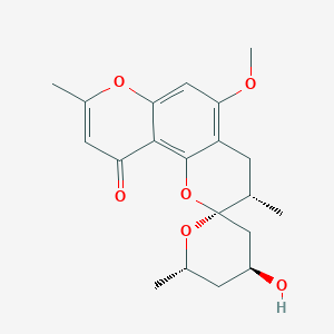 molecular formula C20H24O6 B1249962 Chaetoquadrin C 