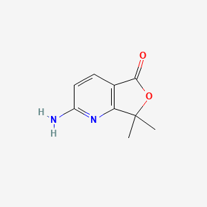 2-Amino-7,7-dimethylfuro[3,4-B]pyridin-5(7H)-one