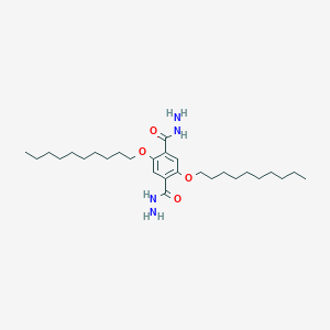 molecular formula C28H50N4O4 B12499704 2,5-Bis(decyloxy)terephthalohydrazide 