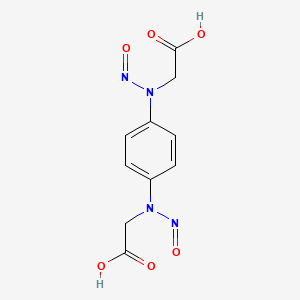 molecular formula C10H10N4O6 B1249974 N,N-Dinitroso-p-phenylenediamine-N,N-diacetic Acid 