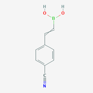 2-(4-Cyanophenyl)ethenylboronic acid