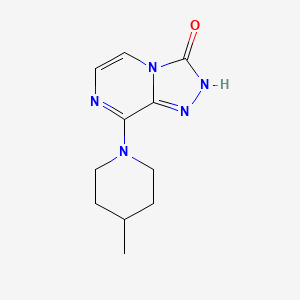 8-(4-methylpiperidin-1-yl)[1,2,4]triazolo[4,3-a]pyrazin-3(2H)-one