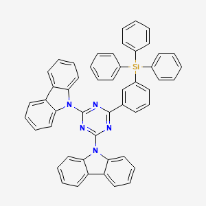 9,9'-(6-(3-(Triphenylsilyl)phenyl)-1,3,5-triazine-2,4-diyl)bis(9h-carbazole)