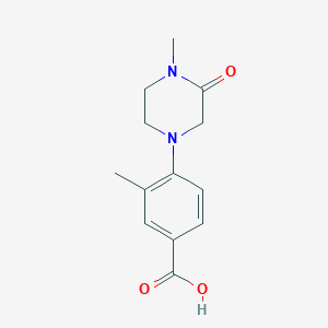 3-Methyl-4-(4-methyl-3-oxopiperazin-1-yl)benzoic acid