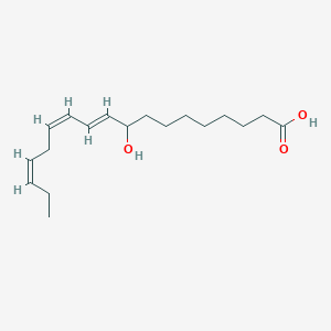 molecular formula C18H30O3 B1249992 9-HOTrE 