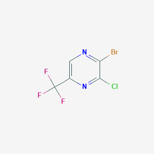 2-Bromo-3-chloro-5-(trifluoromethyl)pyrazine