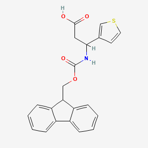 3-{[(9H-Fluoren-9-ylmethoxy)carbonyl]amino}-3-(thiophen-3-YL)propanoic acid