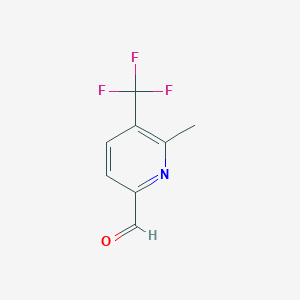 6-Methyl-5-(trifluoromethyl)picolinaldehyde