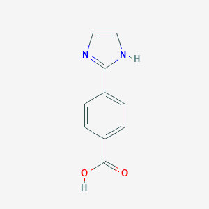 molecular formula C10H8N2O2 B012500 4-(1H-imidazol-2-yl)benzoic Acid CAS No. 108035-45-6